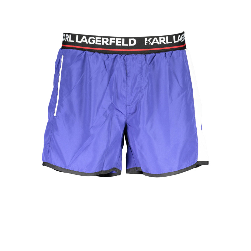 Karl lagerfeld beachwear dvielis KL21MBS04 Zils