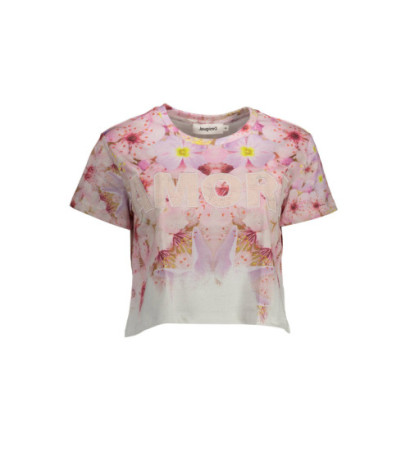 Desigual T-Shirt 22SWTK75 Pink