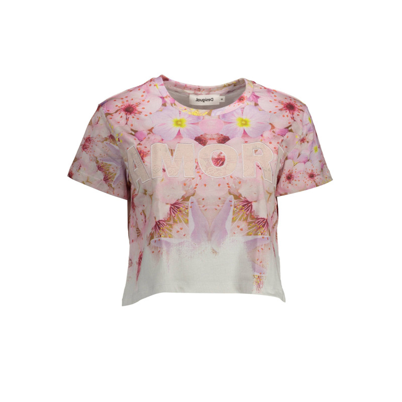 Desigual T-Shirt 22SWTK75 Pink