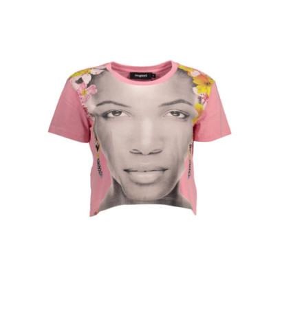 Desigual T-Shirt 22SWTK22 Pink