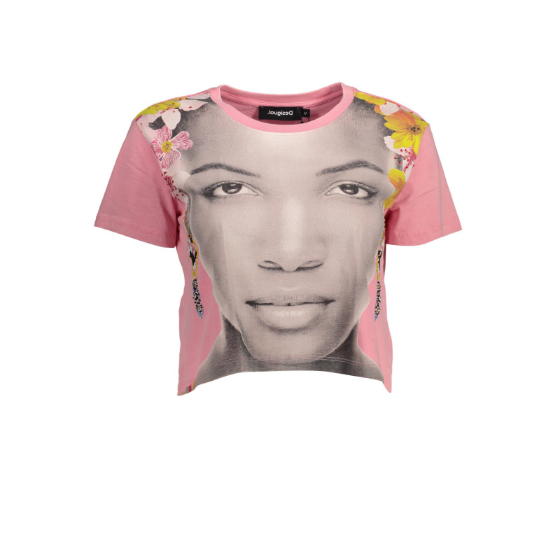 Desigual T-Shirt 22SWTK22 Pink