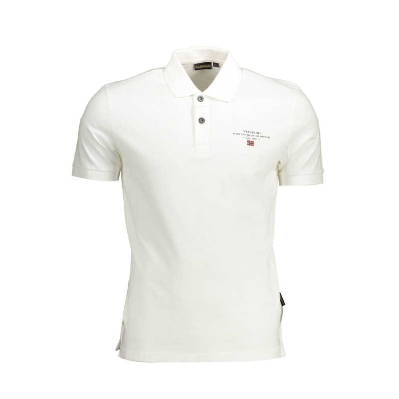 Napapijri polo NP0A4GB4-ELBAS-JERSEY White