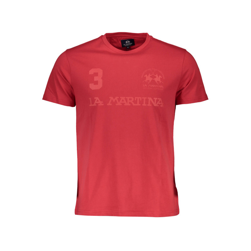 La martina T-Shirt XMR309-JS206 Red