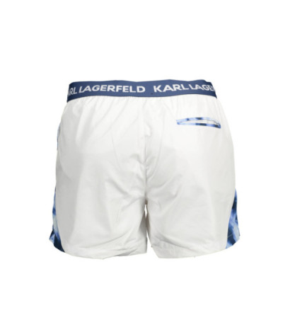 Karl lagerfeld beachwear rankšluostis KL22MBS05 Balta