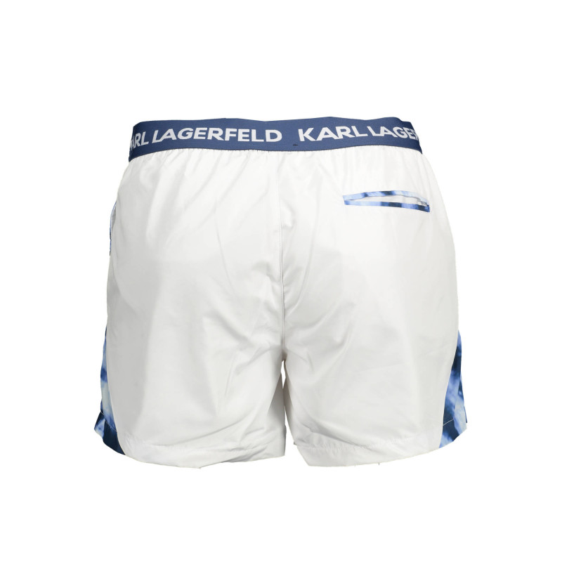 Karl lagerfeld beachwear rankšluostis KL22MBS05 Balta