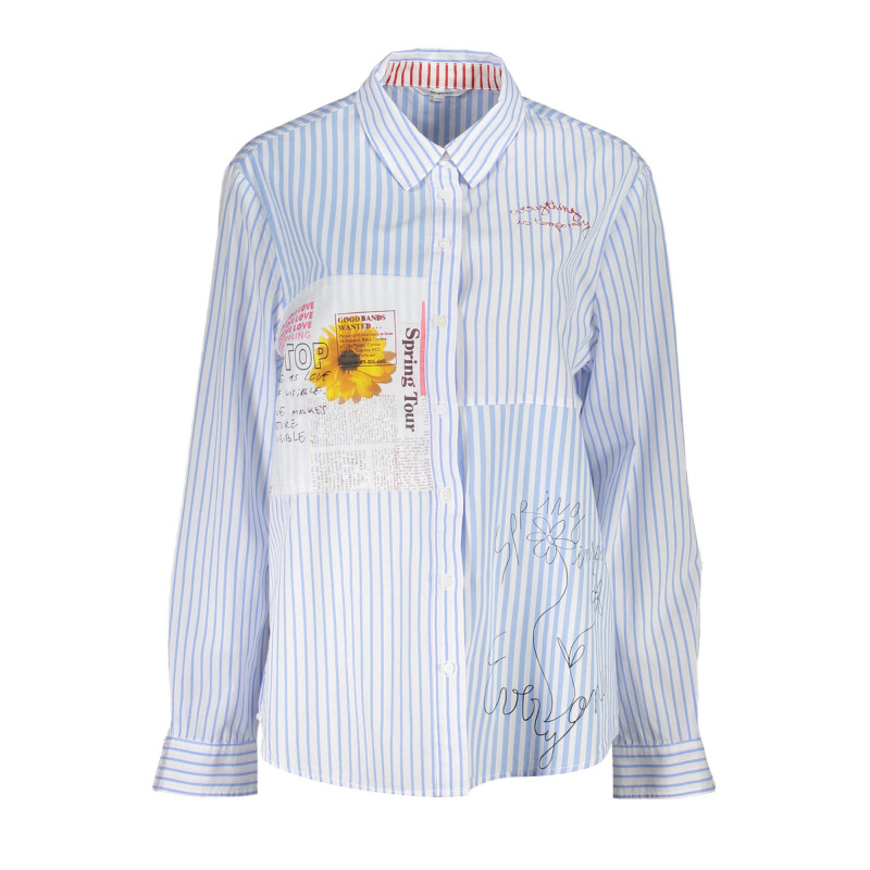 Desigual shirts 23SWCW43 Light blue