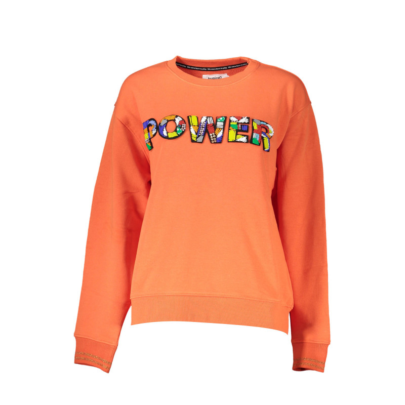 Desigual sweatshirt 23SWSK01 Orange