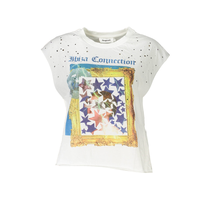 Desigual T-krekls 23SWTK06 Balts