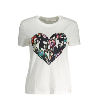 Desigual T-krekls 23SWTK92 Balts