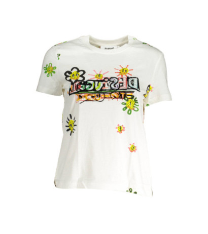 Desigual T-krekls 23SWTKAJ Balts