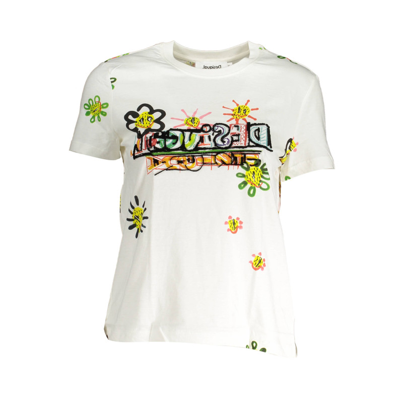 Desigual T-krekls 23SWTKAJ Balts