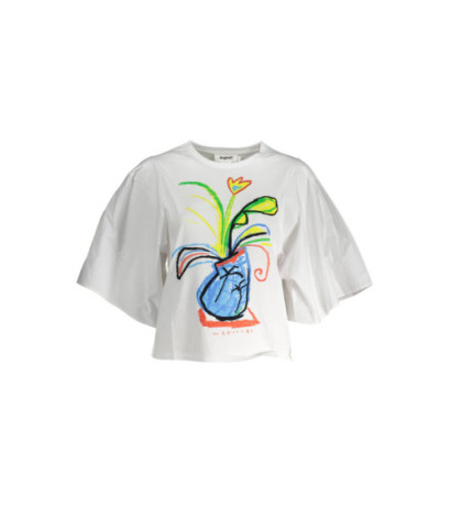 Desigual T-Shirt 23SWTKC8 White