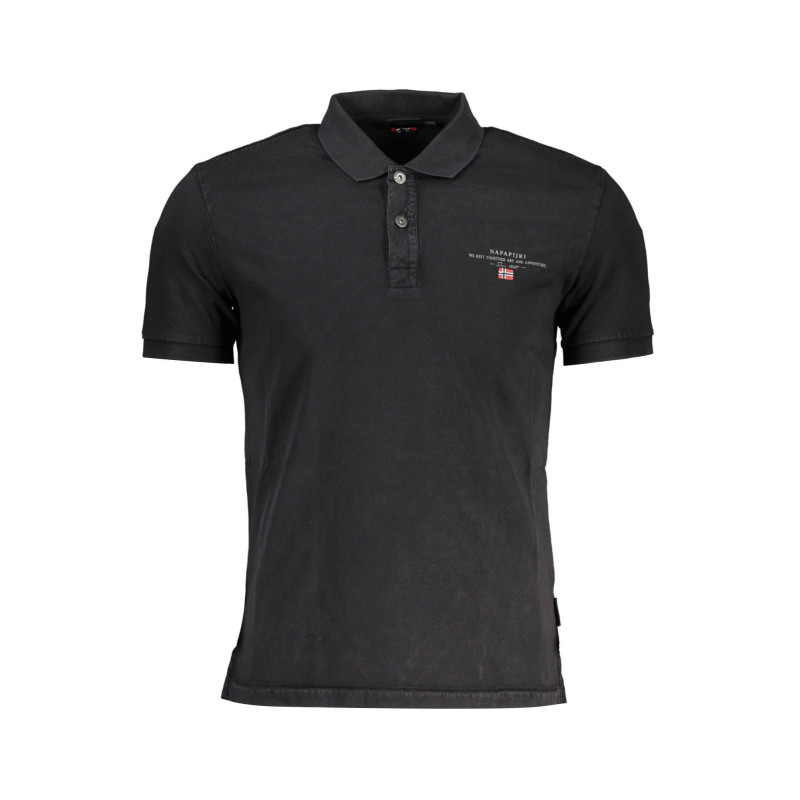 Napapijri polo NP0A4GB4-ELBAS-JERSEY Black