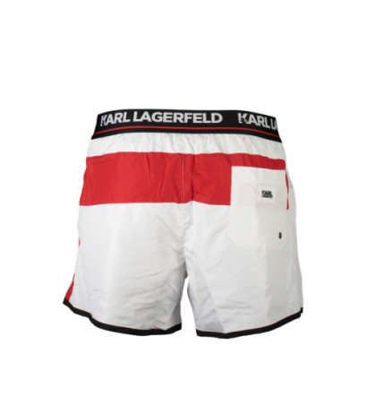 Karl lagerfeld beachwear rankšluostis KL21MBS04 Balta