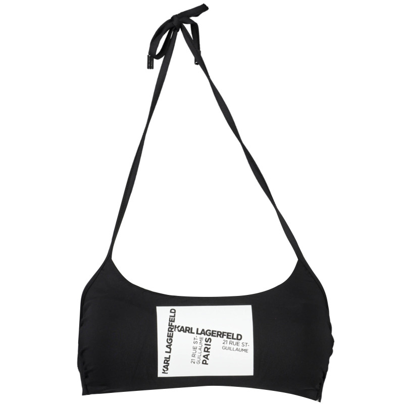 Karl lagerfeld beachwear rankšluostis KL20WTP23 Juoda