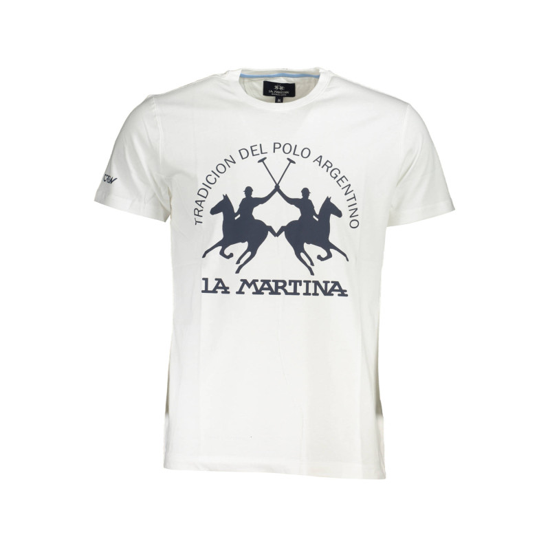 La martina T-Shirt XMR011-JS206 White