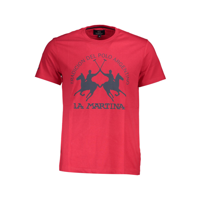 La martina T-Shirt XMR011-JS206 Red