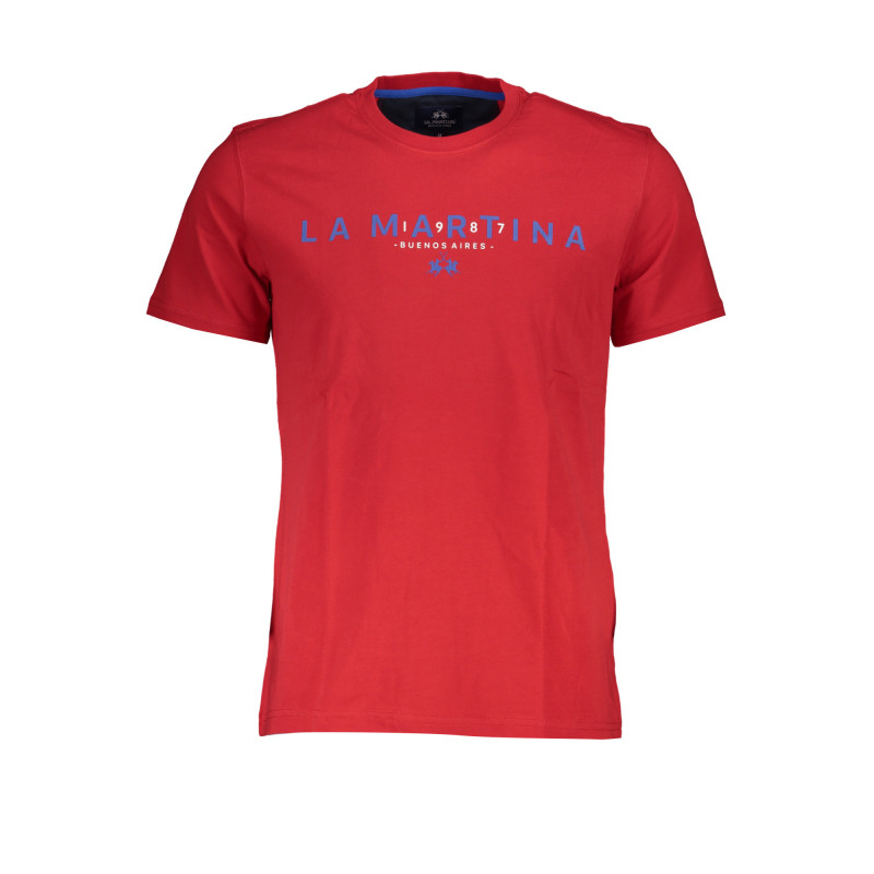 La martina T-Shirt WMR005JS206 Red