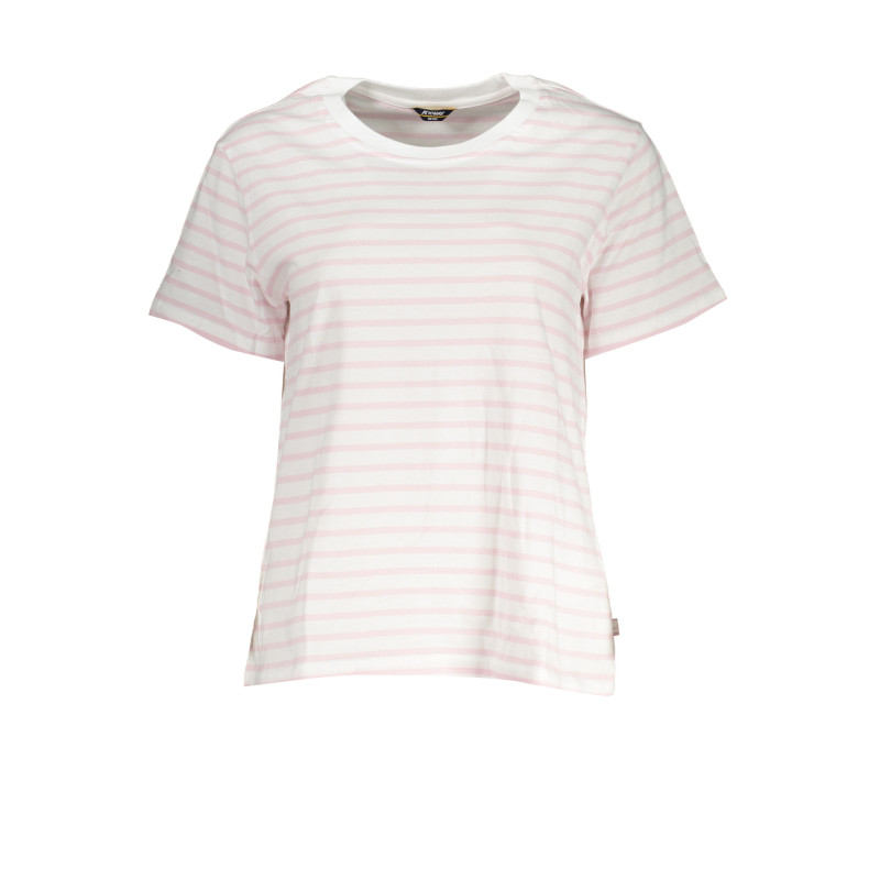 K-way T-Shirt K7115LWAMALIASTRIPES White