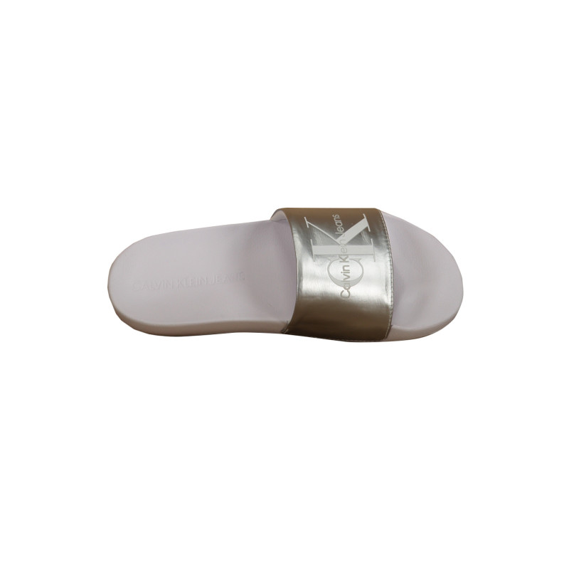 Calvin klein slippers YW0YW01243F Silver