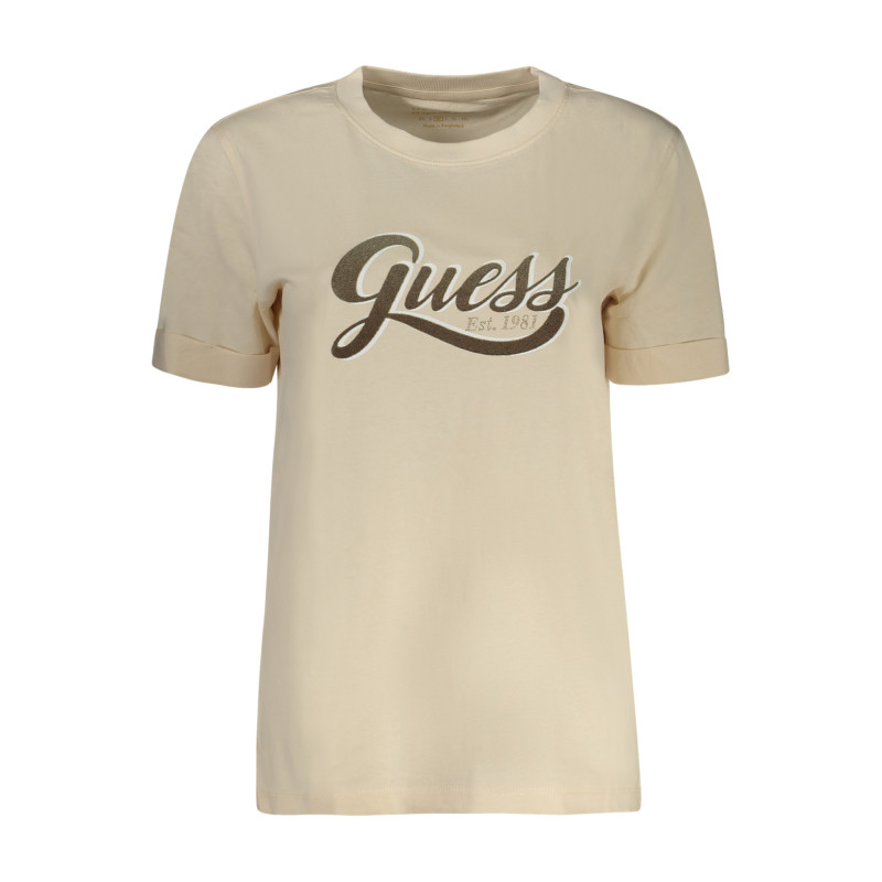 Guess jeans marškinėliai W4YI09JA914 Beige