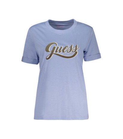 Guess jeans marškinėliai W4YI09JA914 Žydra