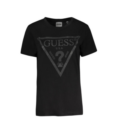 Guess jeans marškinėliai V2YI07K8HM0 Juoda