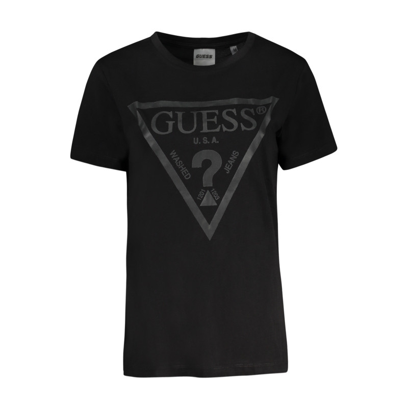 Guess jeans T-krekls V2YI07K8HM0 Melns