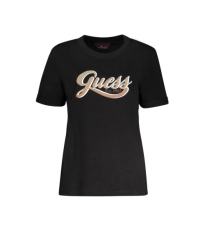 Guess jeans marškinėliai W4YI09JA914 Juoda