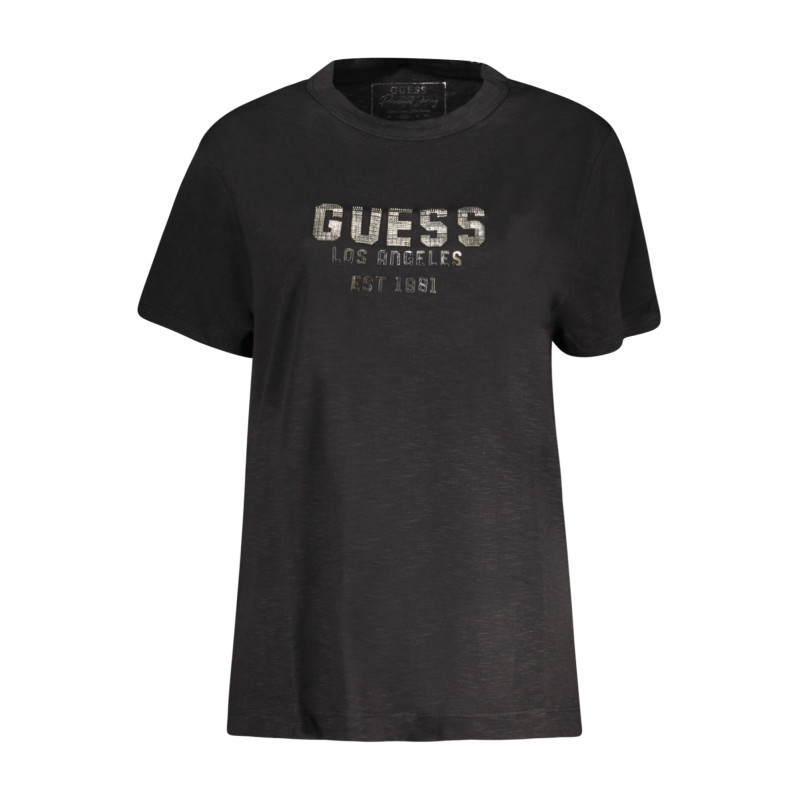 Guess jeans marškinėliai W4YI35KC8T0 Juoda