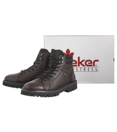 Rieker Brązowe 30420-25 Brown (RI220-a) žygio batai