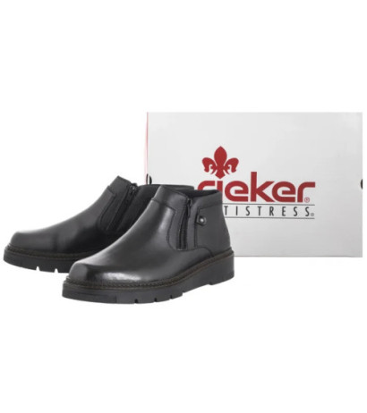 Rieker Czarne 30150-00 Black (RI221-a) batai