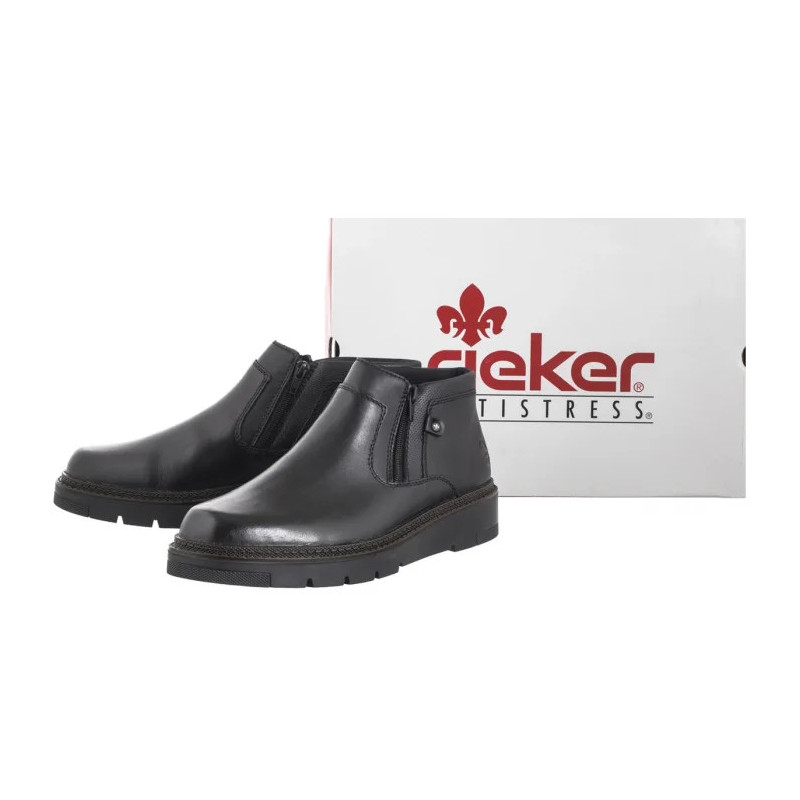 Rieker Czarne 30150-00 Black (RI221-a) batai