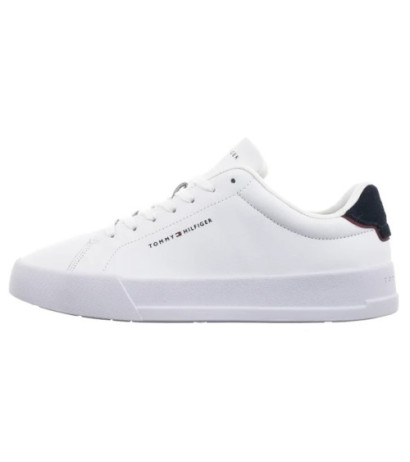 Tommy Hilfiger TH Court Lth Detail Ess White/Desert Sky FM0FM05367 0LD (TH1219-a) spordijalatsid