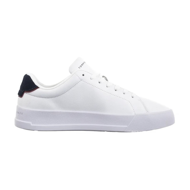 Tommy Hilfiger TH Court Lth Detail Ess White/Desert Sky FM0FM05367 0LD (TH1219-a) spordijalatsid