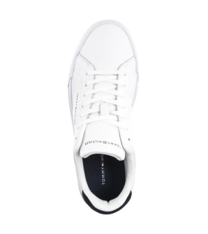 Tommy Hilfiger TH Court Lth Detail Ess White/Desert Sky FM0FM05367 0LD (TH1219-a) spordijalatsid