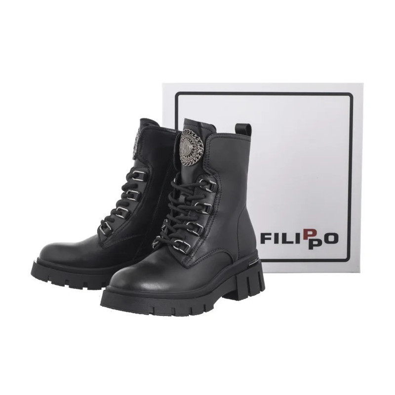 Filippo Czarne DBT6521/24 BK (FO132-a) shoes