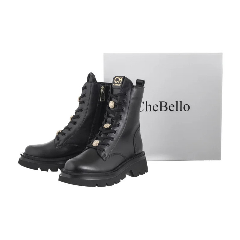 CheBello Czarne 4549-002-000-MIC-S349 (CH148-a) shoes