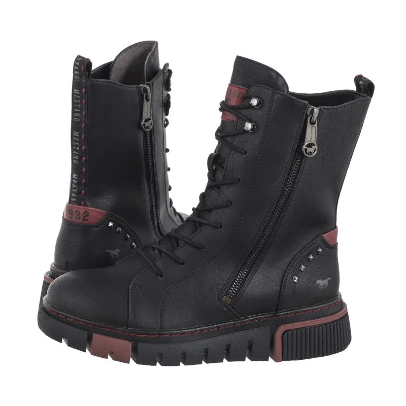 Mustang Czarne 1502-502-009 (MU556-a) boots