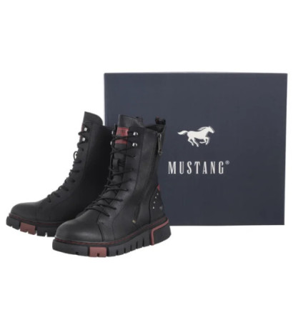 Mustang Czarne 1502-502-009 (MU556-a) boots