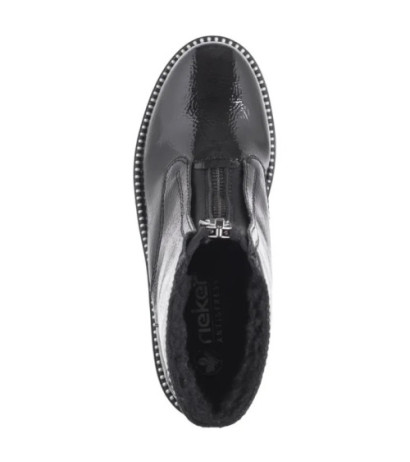 Rieker Czarne Lakierowane Y3351-00 Black (RI218-a) shoes