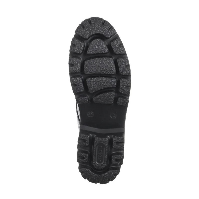 Rieker Czarne Lakierowane Y3351-00 Black (RI218-a) kingad