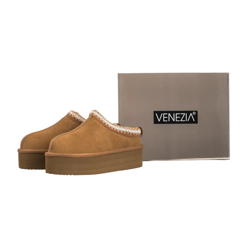 Venezia Brązowe S006SUBROBK030 (VE819-a) bateliai