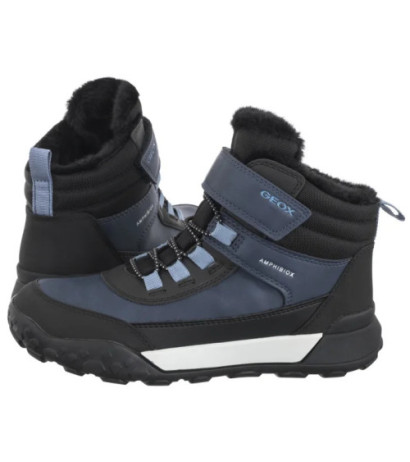 Geox J Trekkyup B Abx E Denim/Black J46MBE 0MEFU C4J9B (GE200-b) batai