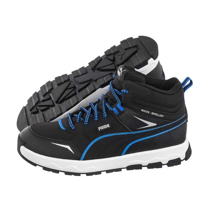 Puma Evolve Trail Jr Puma Black-Hyperlink Blue 397644-01 (PU604-a) sporta apavi