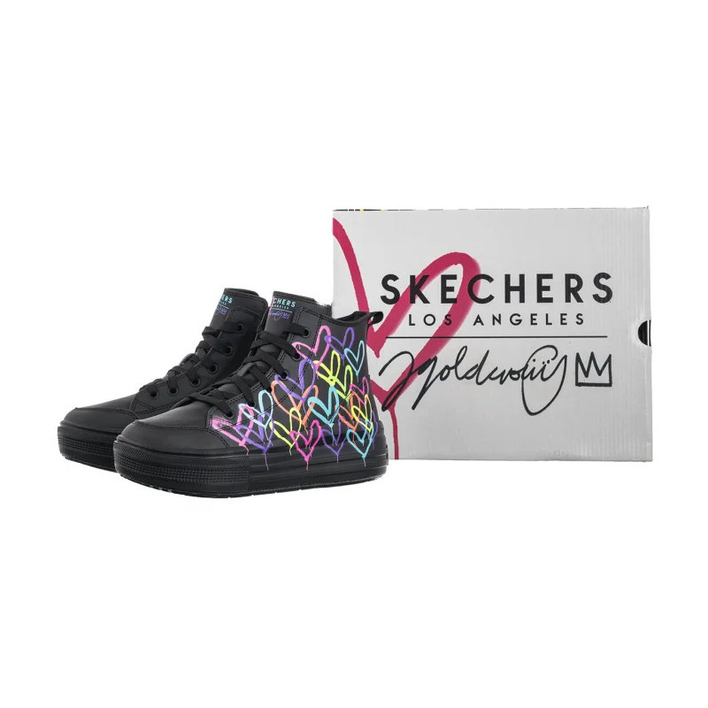 Skechers Hyperlift Love Daze Black/Multi 314075L/BKMT (SK196-a) sporta apavi