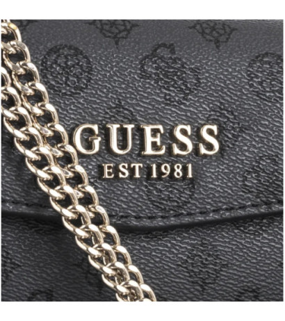 Guess Evelune Convertible Xbody Flap HWPG93 53210 Charcoal Logo (GU692-a) rankinė