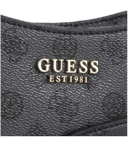 Guess Evelune Top Zip Shoulder Bag HWPG93 53180 Charcoal Logo (GU695-a) käekott