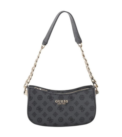 Guess Evelune Top Zip Shoulder Bag HWPG93 53180 Charcoal Logo (GU695-a) handbag