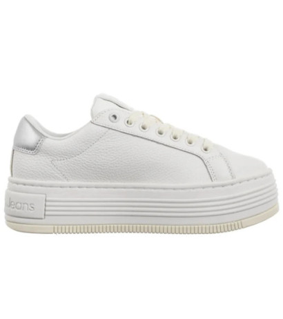 Calvin Klein Bold Flatf Low Mix Ohb Bright White/Creamy White/Silver YW0YW01632 0LC (CK602-a) bateliai